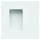 Slankiojančių durų sistemos rankena JENIFER mini, 70x70, balta