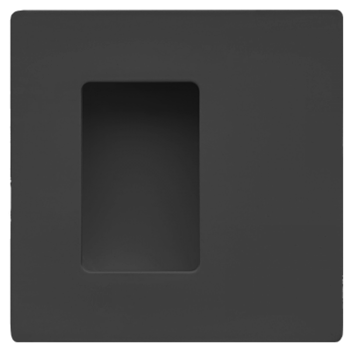 Slankiojančių durų sistemos rankena JENIFER mini, 70x70, juoda